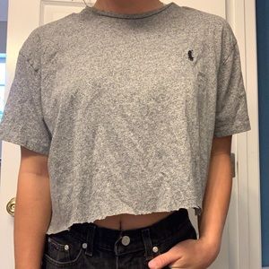 Cropped Gray Polo